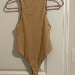 Zara Womens Tan Bodysuit